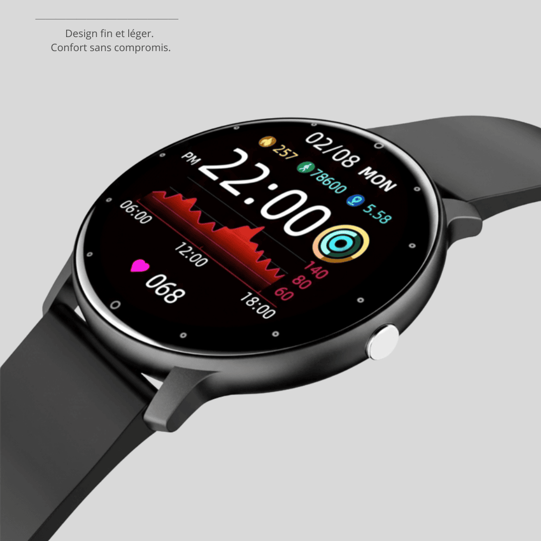 LIGE Smart Watch Women Men Full Touch Screen Bluetooth 5.2 Call Waterproof Watches Sports Fitness Tracker Factory IP67 ZL02 New Maison Lumen