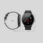 LIGE Smart Watch Women Men Full Touch Screen Bluetooth 5.2 Call Waterproof Watches Sports Fitness Tracker Factory IP67 ZL02 New Maison Lumen